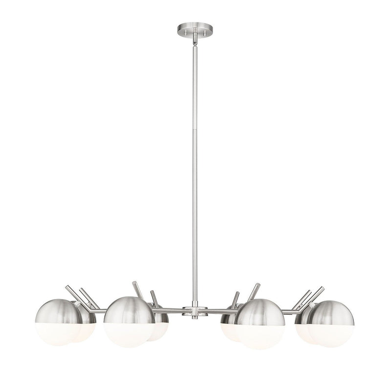 Z-Lite - 7517-8BN - Eight Light Chandelier - Realm Sphere - Brushed Nickel