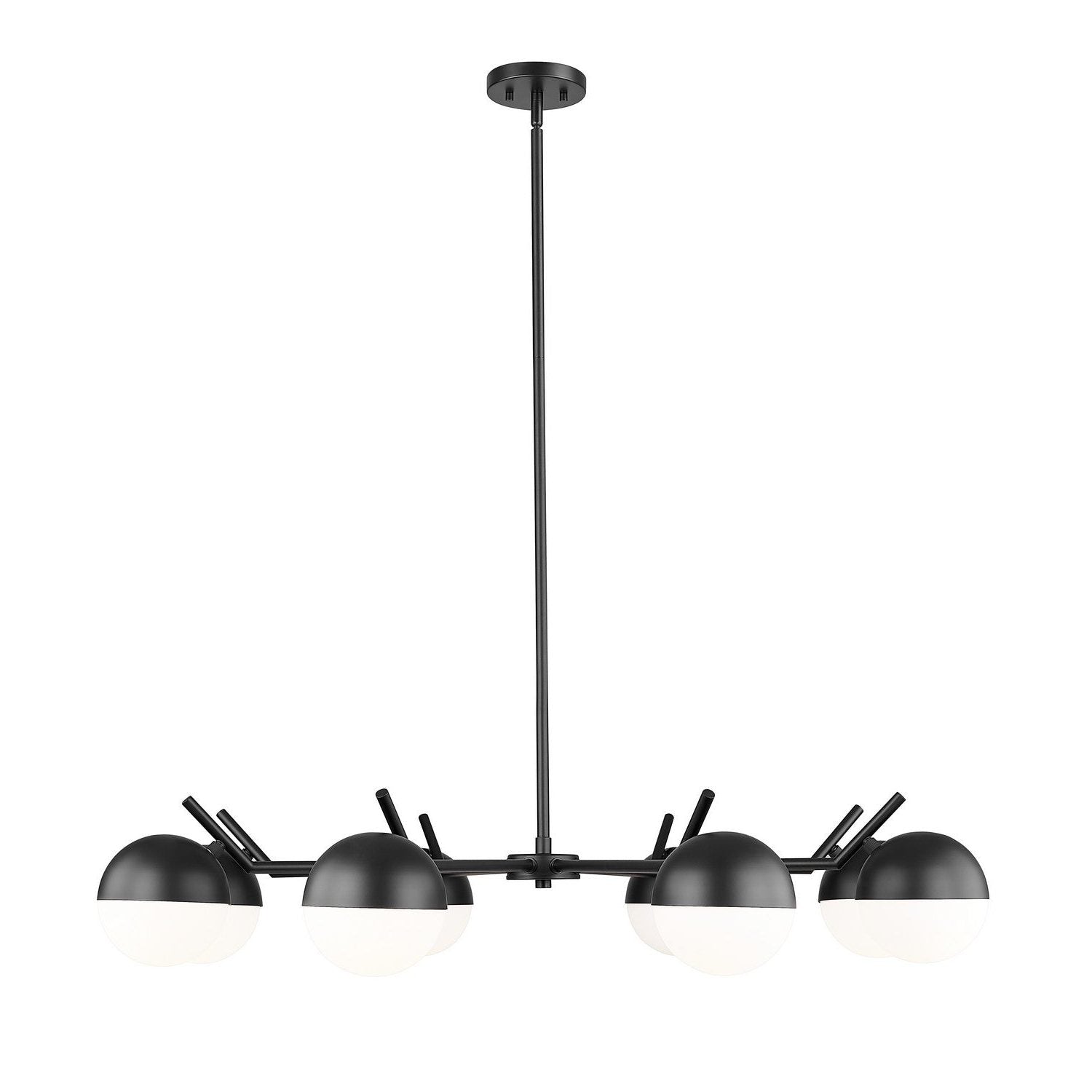 Z-Lite - 7517-8MB - Eight Light Chandelier - Realm Sphere - Matte Black