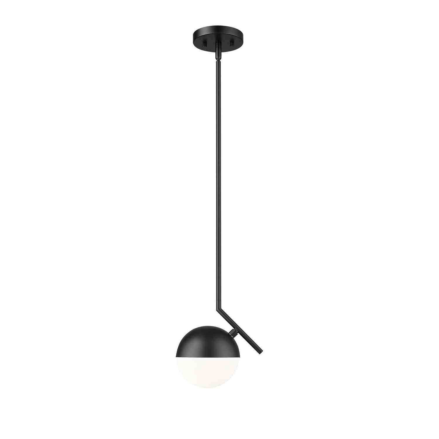 Z-Lite - 7517P7-MB - One Light Pendant - Realm Sphere - Matte Black