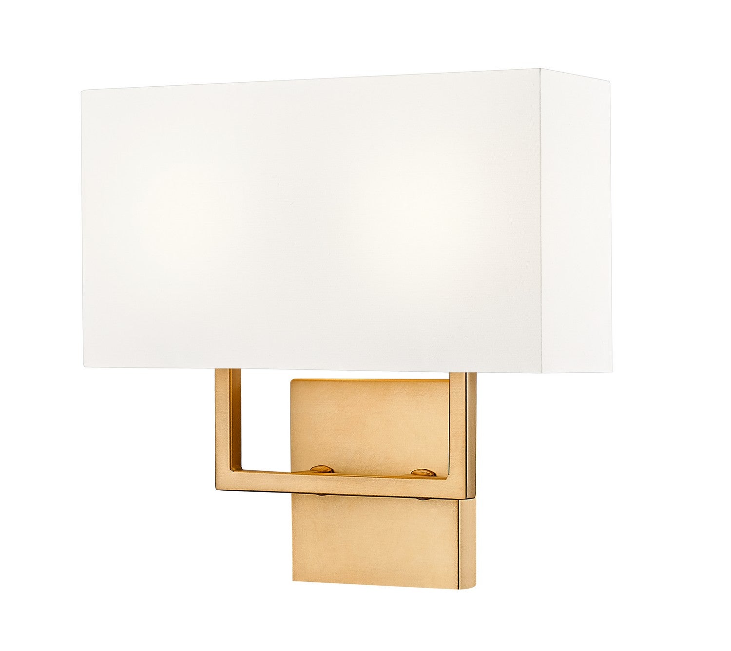 Z-Lite - 815-2S-RB - Two Light Wall Sconce - Saxon - Rubbed Brass