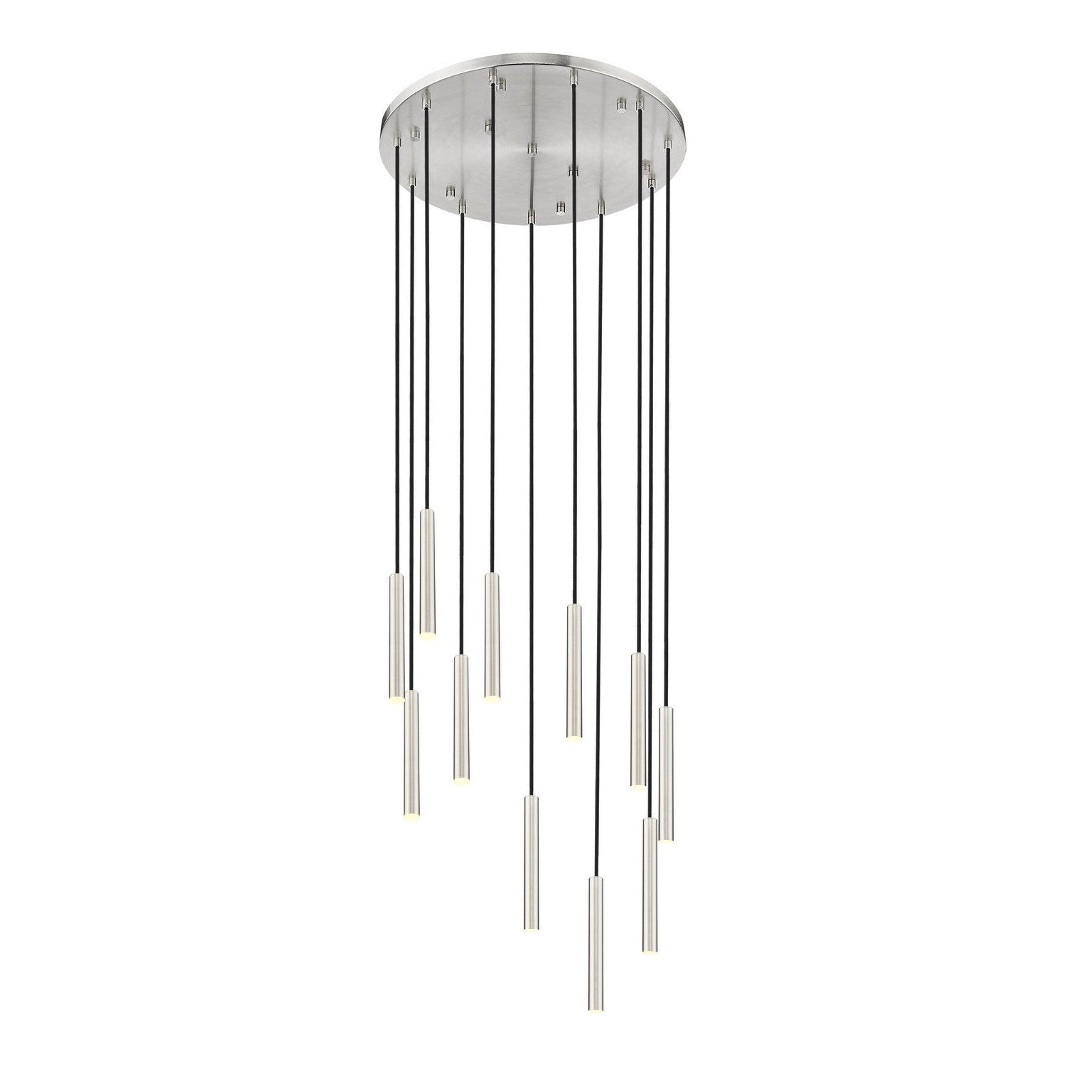 Z-Lite - 919MP12-11R-BN-LED - LED Chandelier - Forest - Brushed Nickel