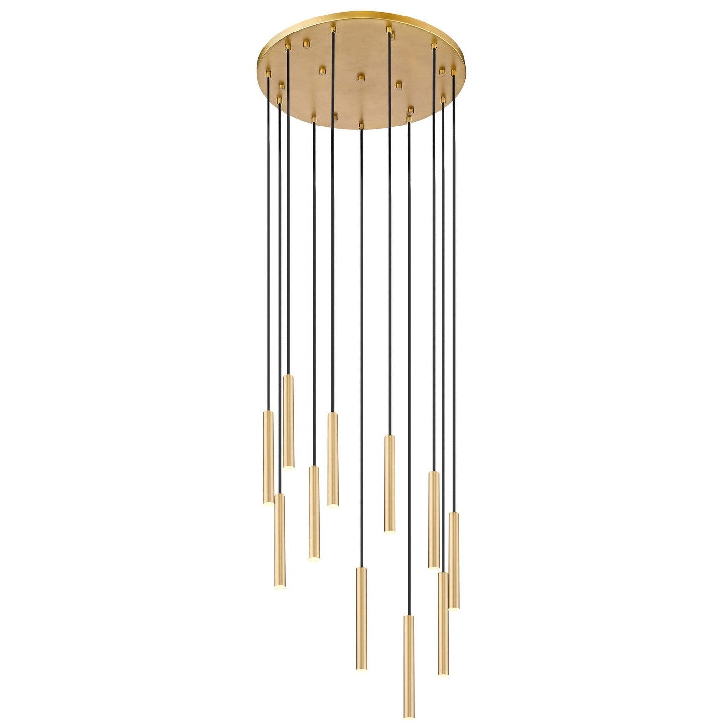 Z-Lite - 919MP12-11R-MGLD-LED - LED Chandelier - Forest - Modern Gold