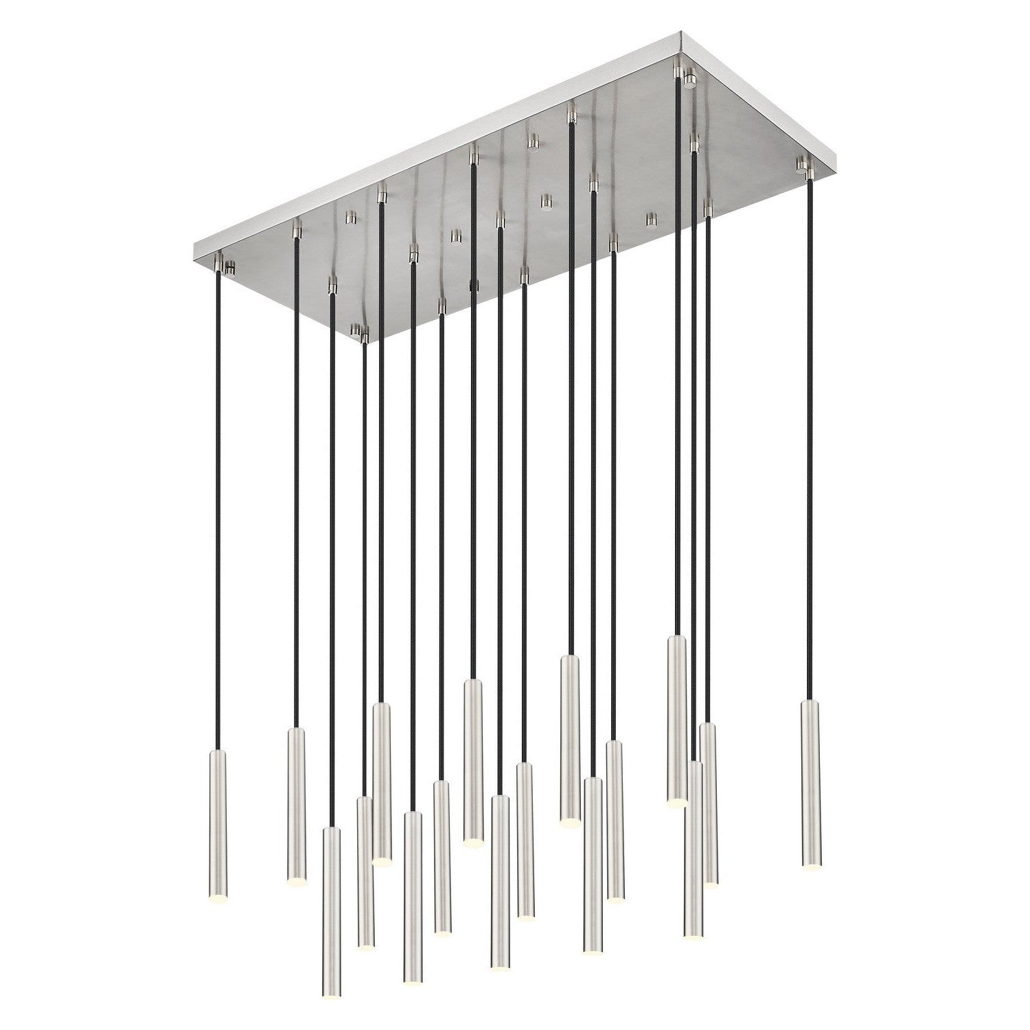 Z-Lite - 919MP12-17L-BN-LED - LED Linear Chandelier - Forest - Brushed Nickel