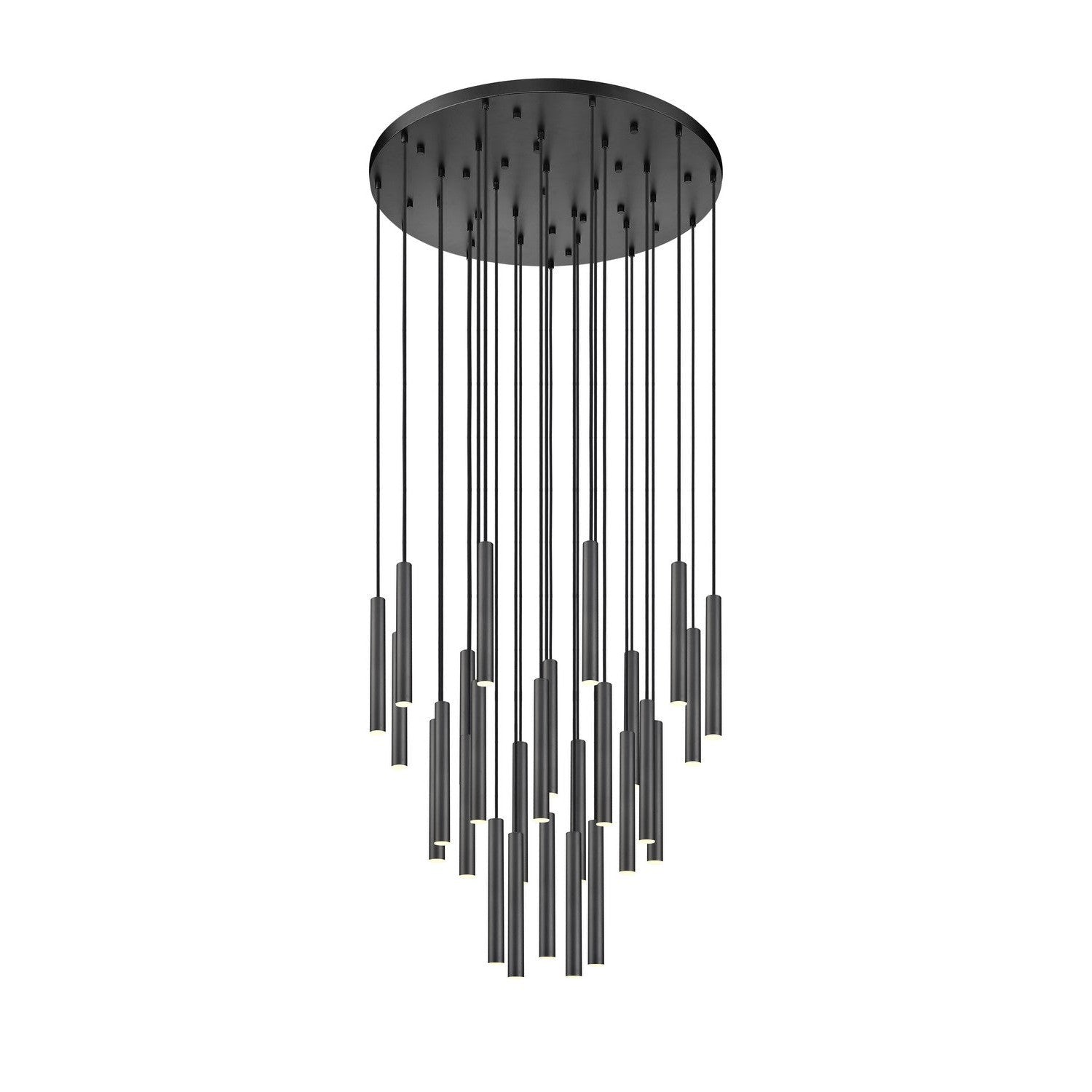 Z-Lite - 919MP12-27R-MB-LED - LED Chandelier - Forest - Matte Black