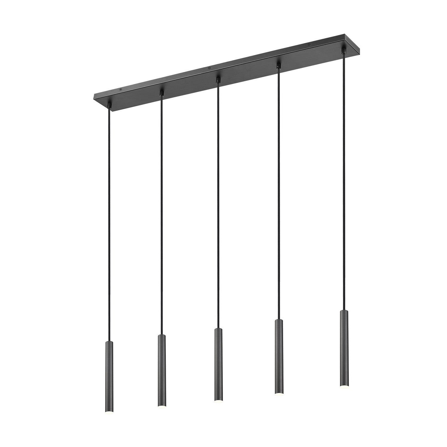Z-Lite - 919MP12-5L-MB-LED - LED Linear Chandelier - Forest - Matte Black