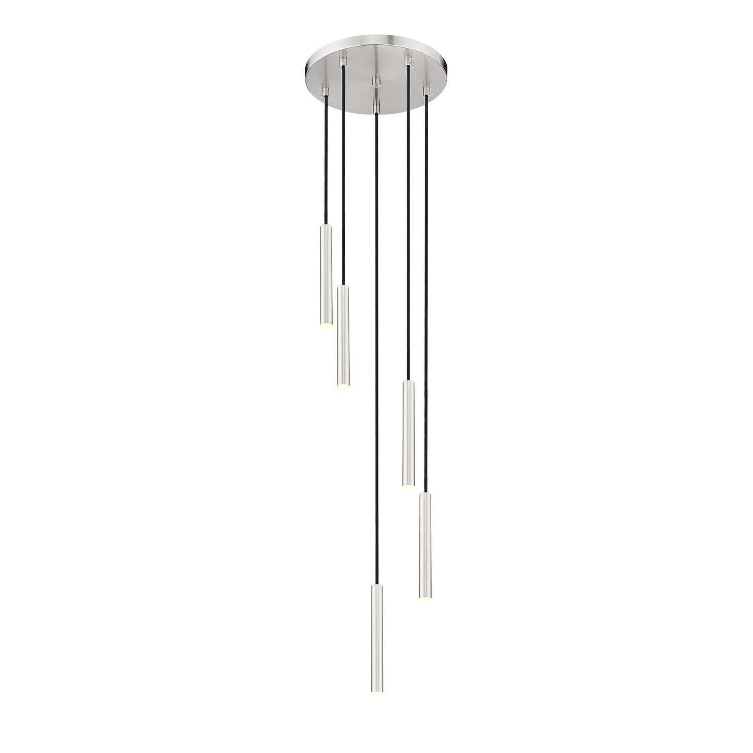 Z-Lite - 919MP12-5R-BN-LED - LED Chandelier - Forest - Brushed Nickel