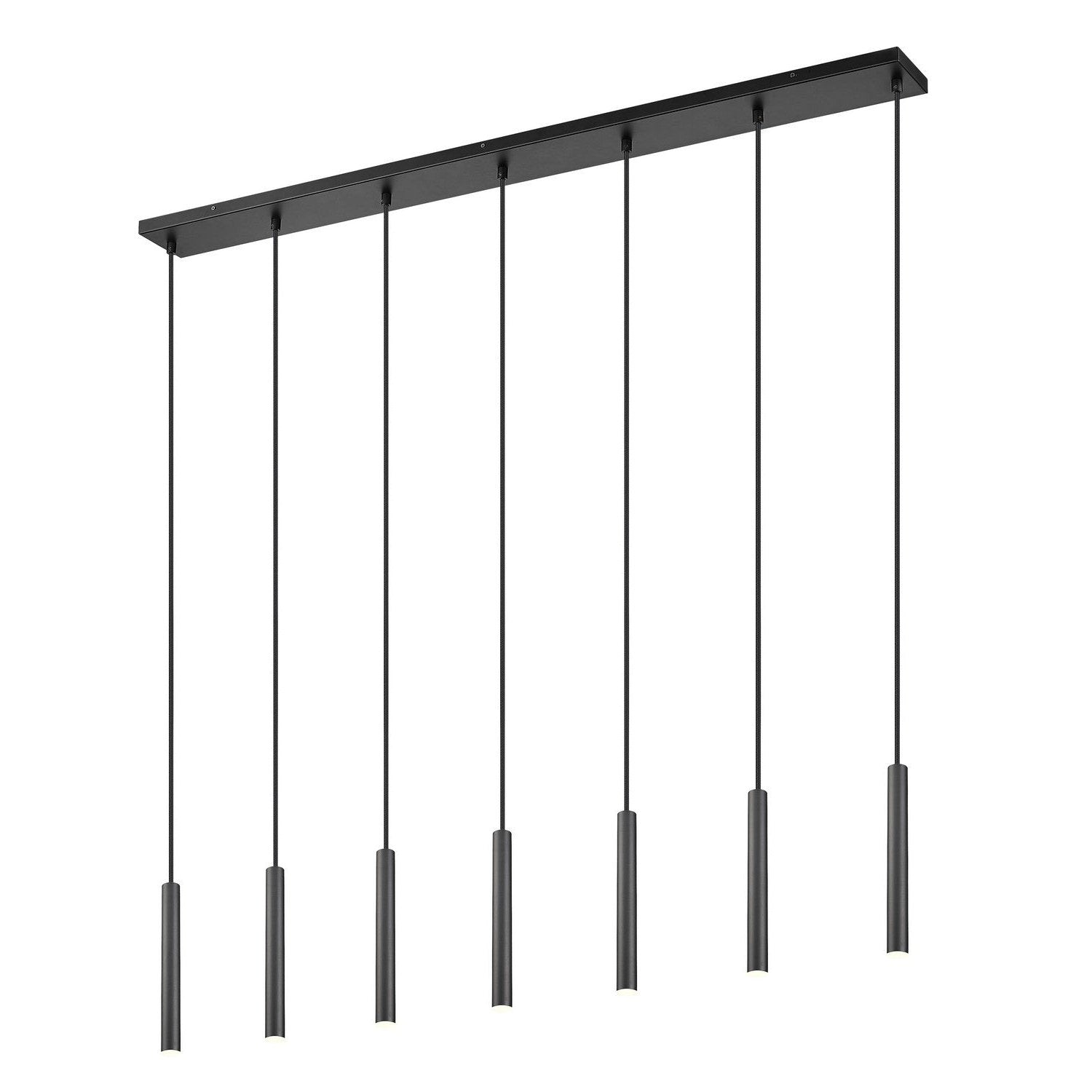 Z-Lite - 919MP12-7L-MB-LED - LED Linear Chandelier - Forest - Matte Black