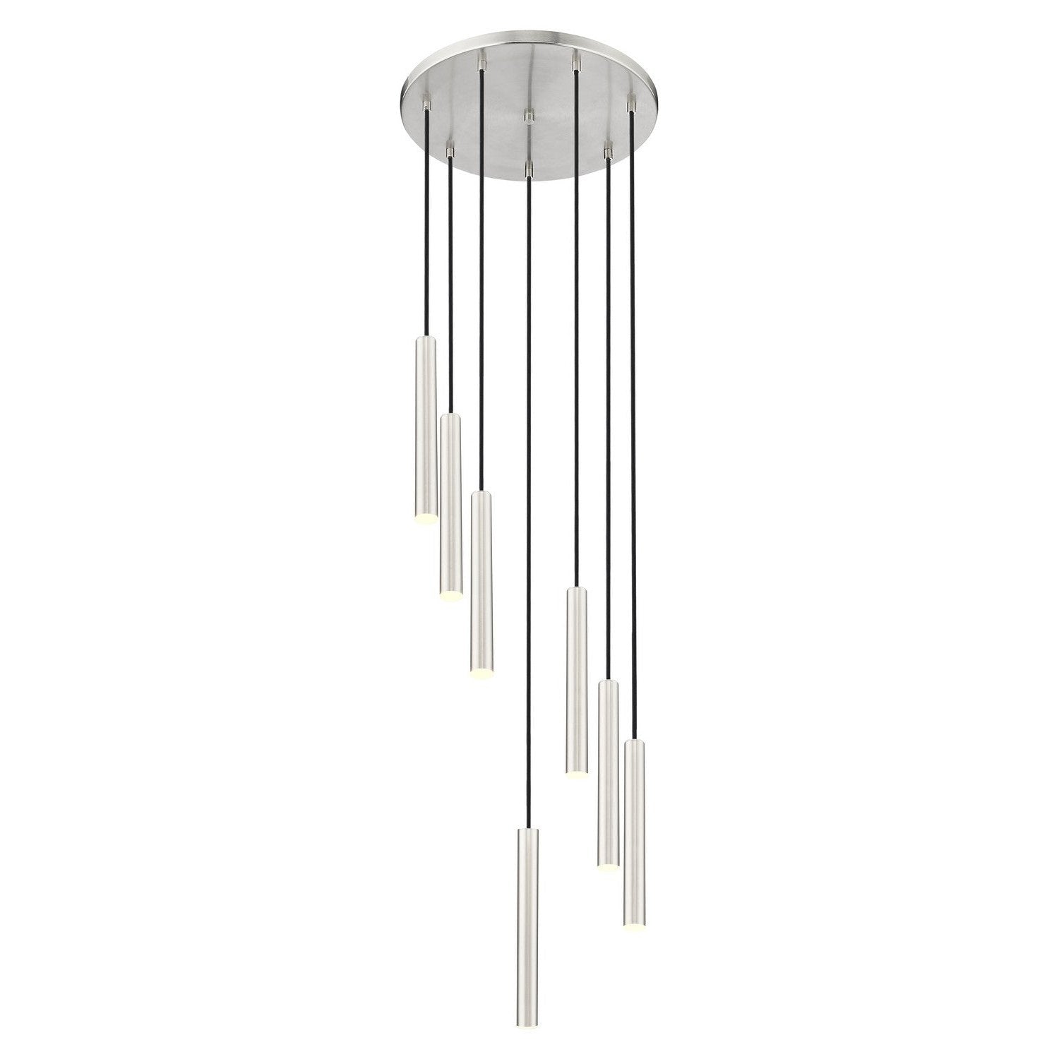 Z-Lite - 919MP12-7R-BN-LED - LED Chandelier - Forest - Brushed Nickel