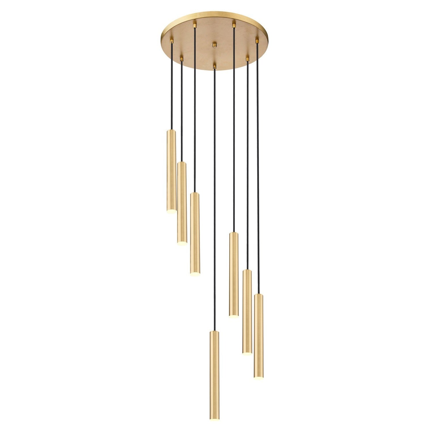 Z-Lite - 919MP12-7R-MGLD-LED - LED Chandelier - Forest - Modern Gold