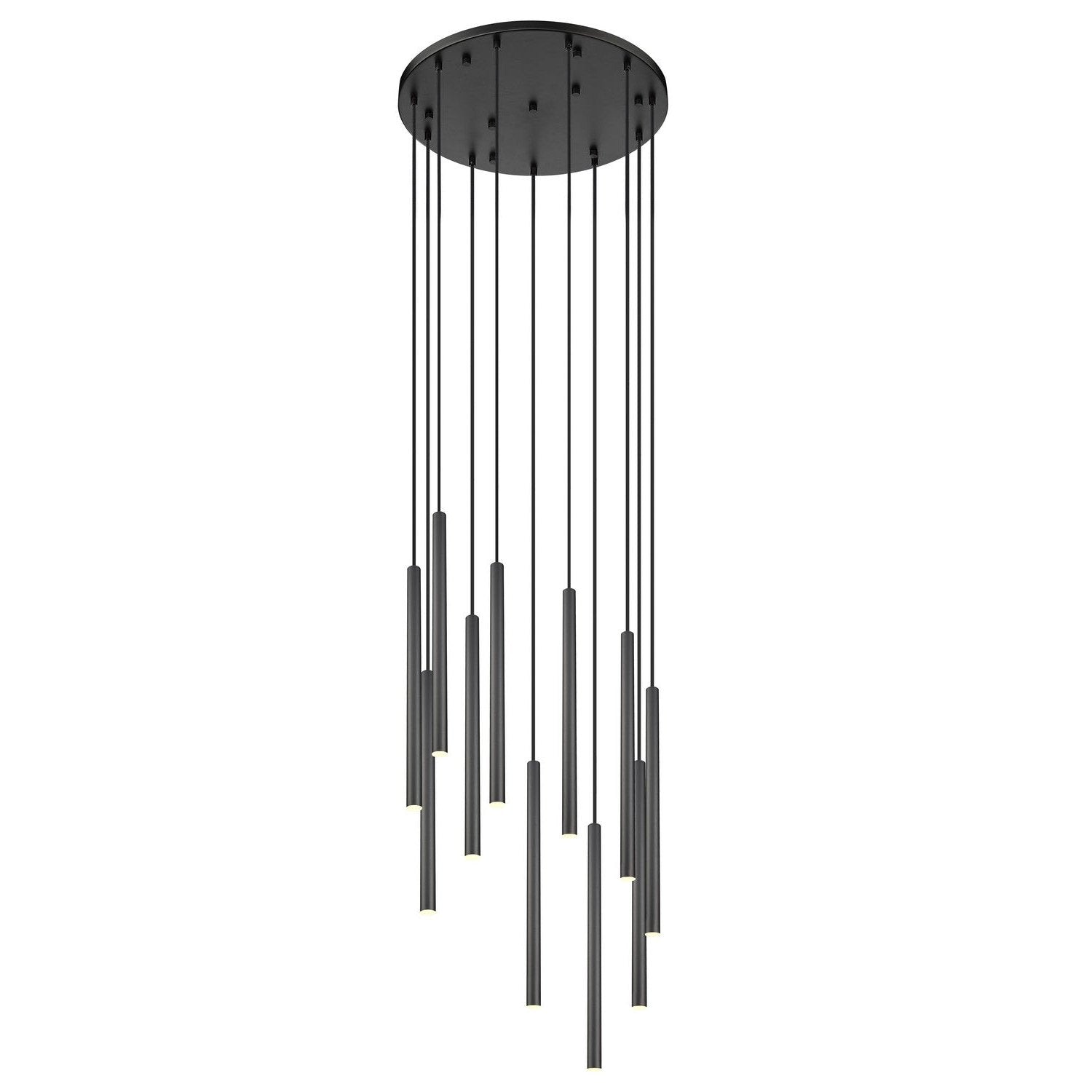 Z-Lite - 919MP24-11R-MB-LED - LED Chandelier - Forest - Matte Black