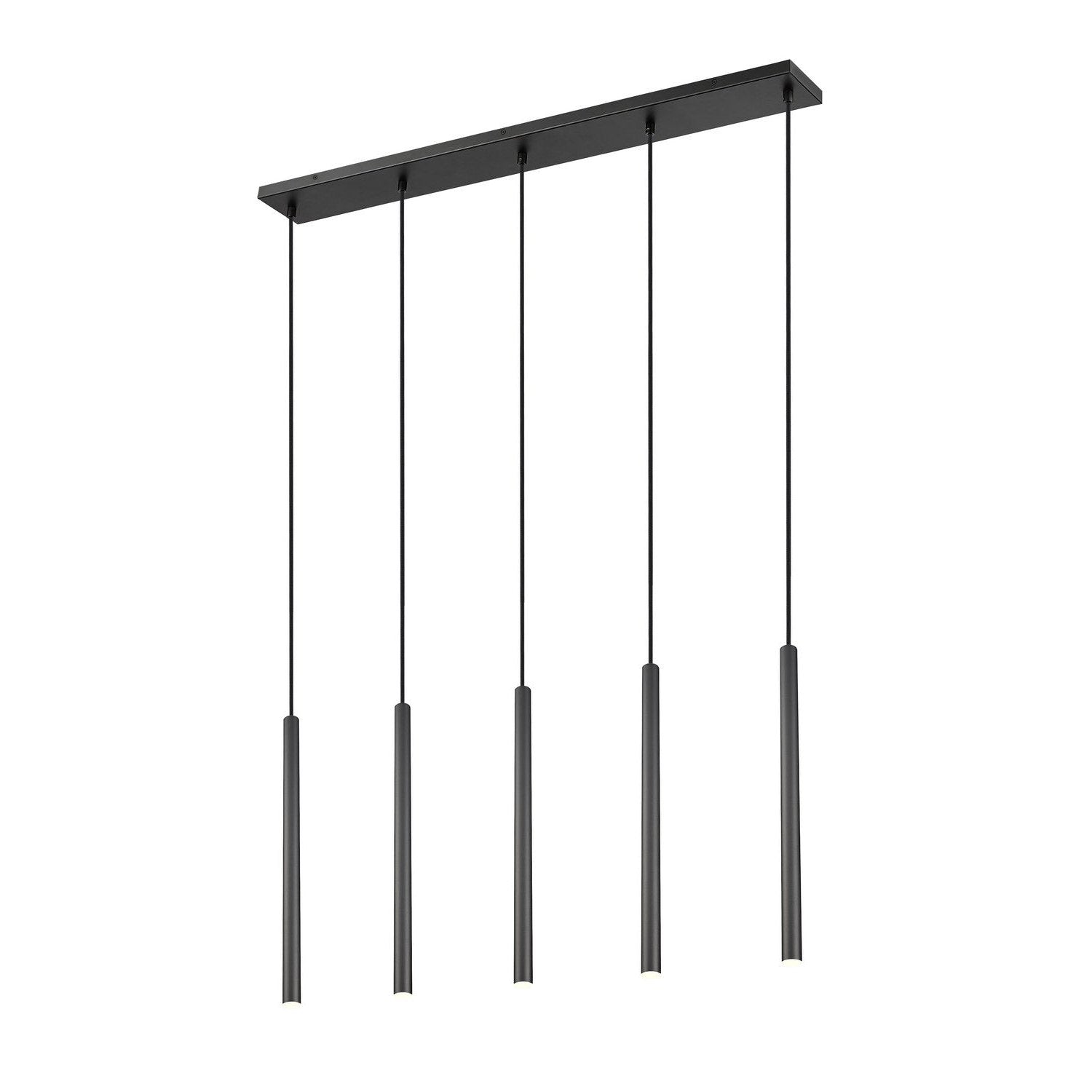 Z-Lite - 919MP24-5L-MB-LED - LED Linear Chandelier - Forest - Matte Black