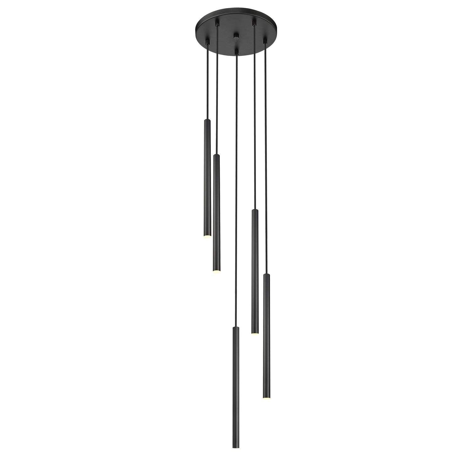Z-Lite - 919MP24-5R-MB-LED - LED Chandelier - Forest - Matte Black