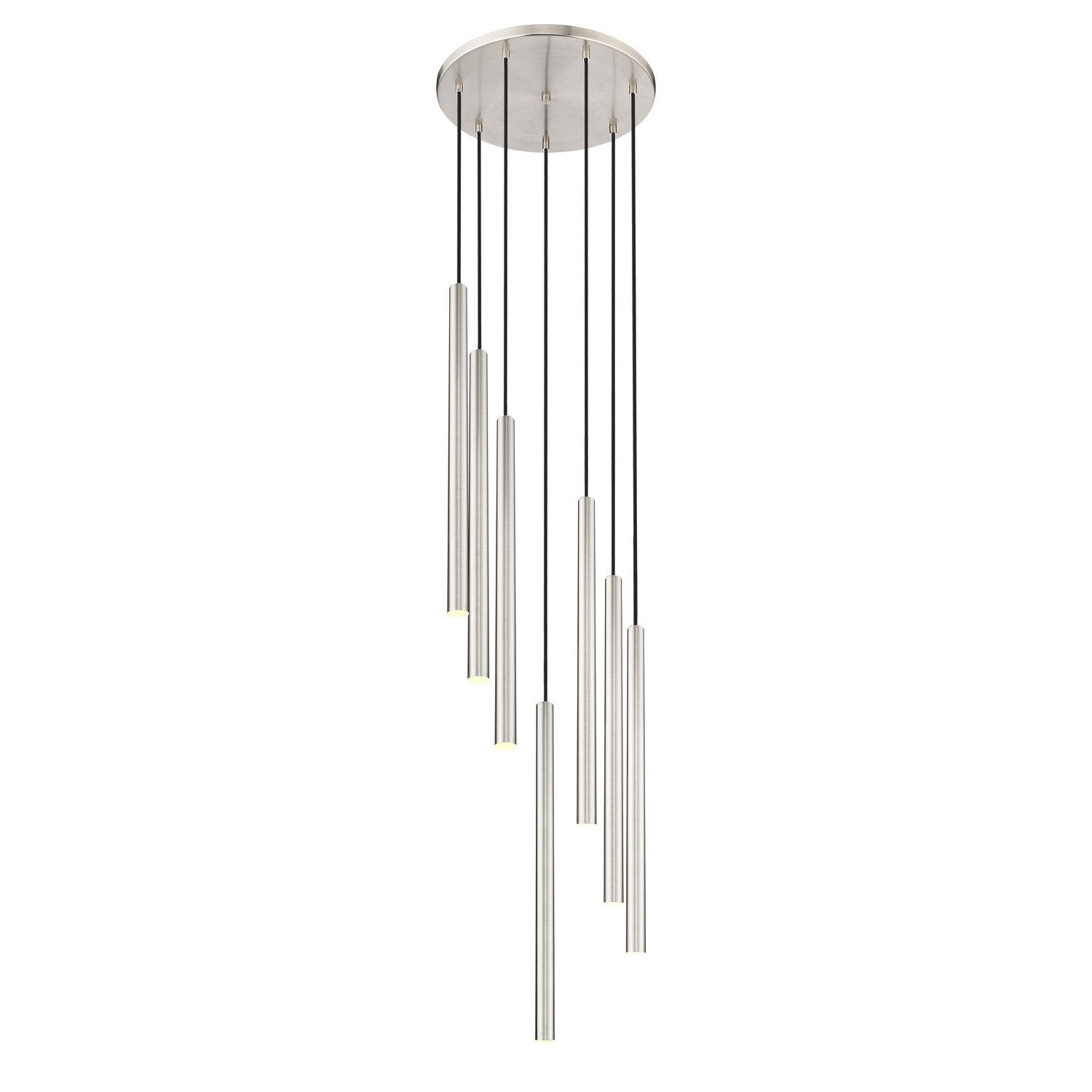 Z-Lite - 919MP24-7R-BN-LED - LED Chandelier - Forest - Brushed Nickel