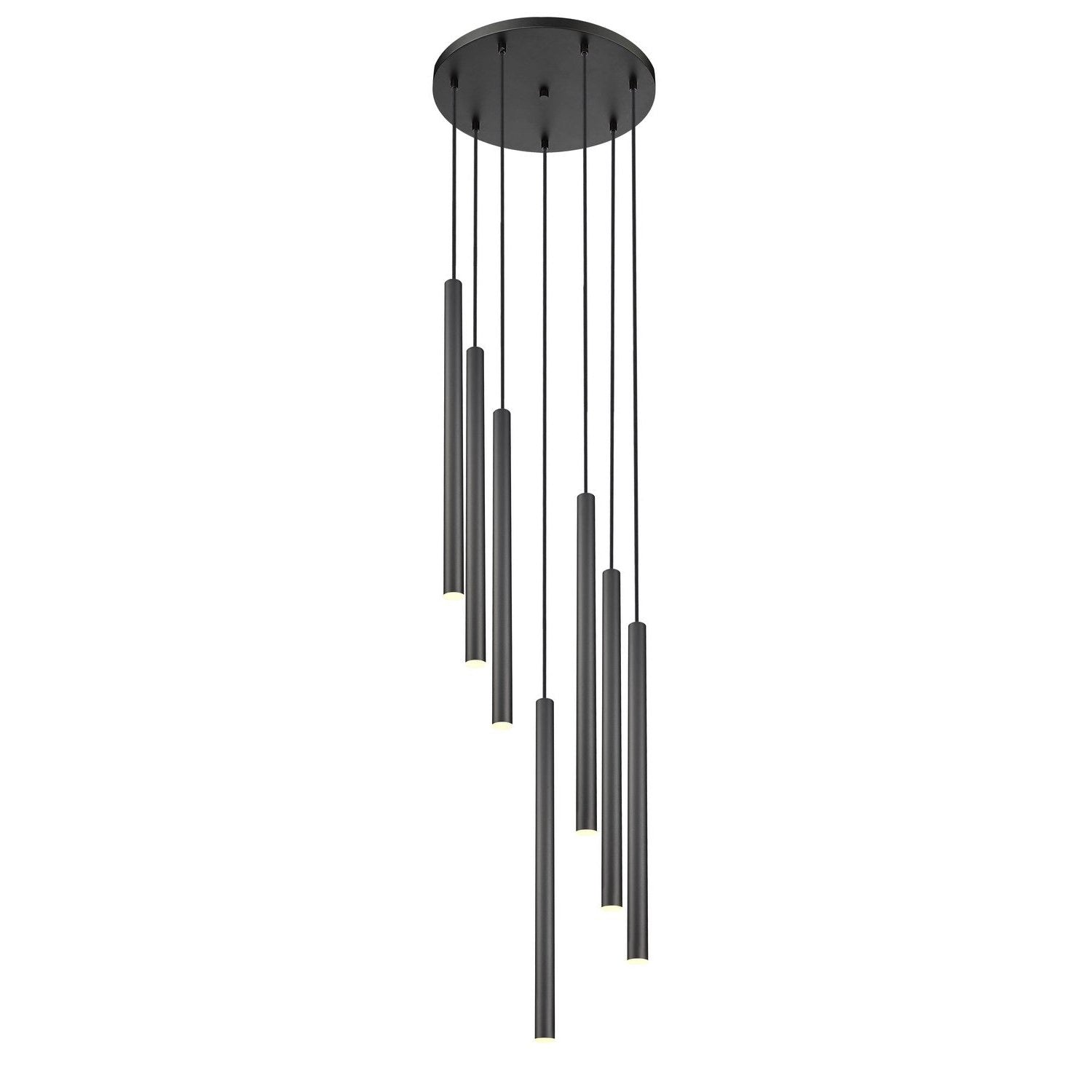 Z-Lite - 919MP24-7R-MB-LED - LED Chandelier - Forest - Matte Black