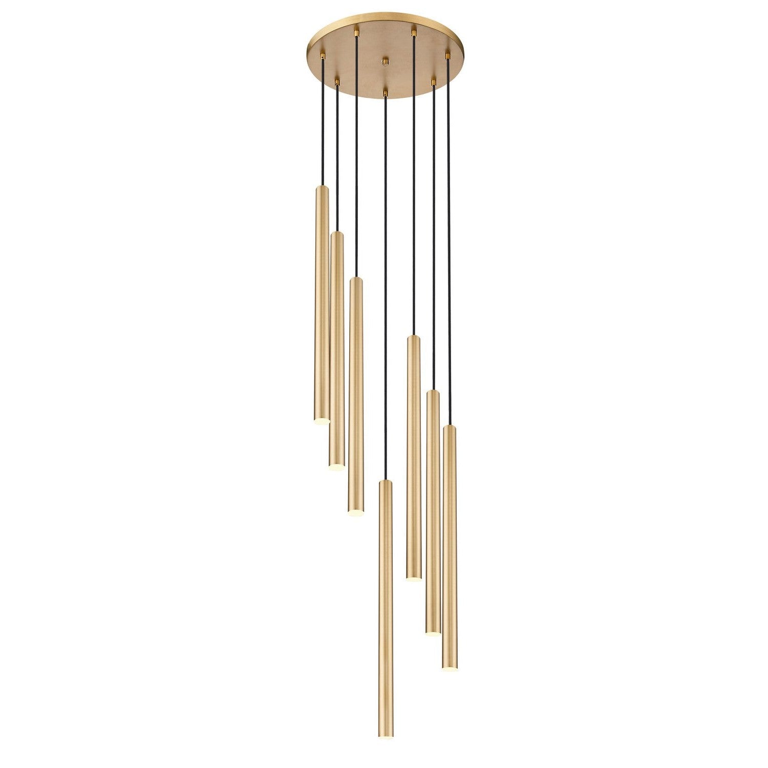 Z-Lite - 919MP24-7R-MGLD-LED - LED Chandelier - Forest - Modern Gold
