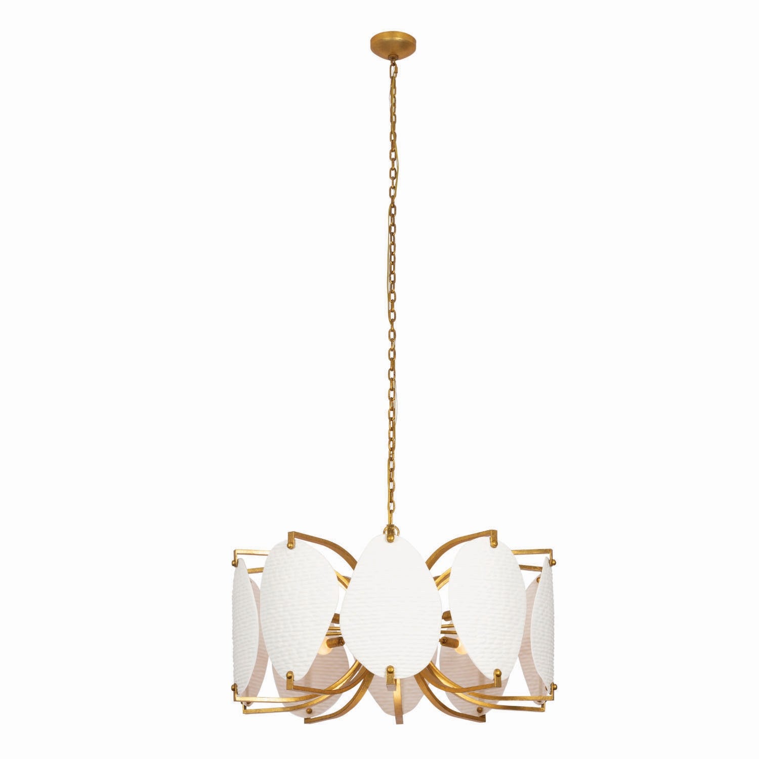 Kalco - 525457OL - Ten Light Pendant - ALIFORM - Oxidized Gold Leaf