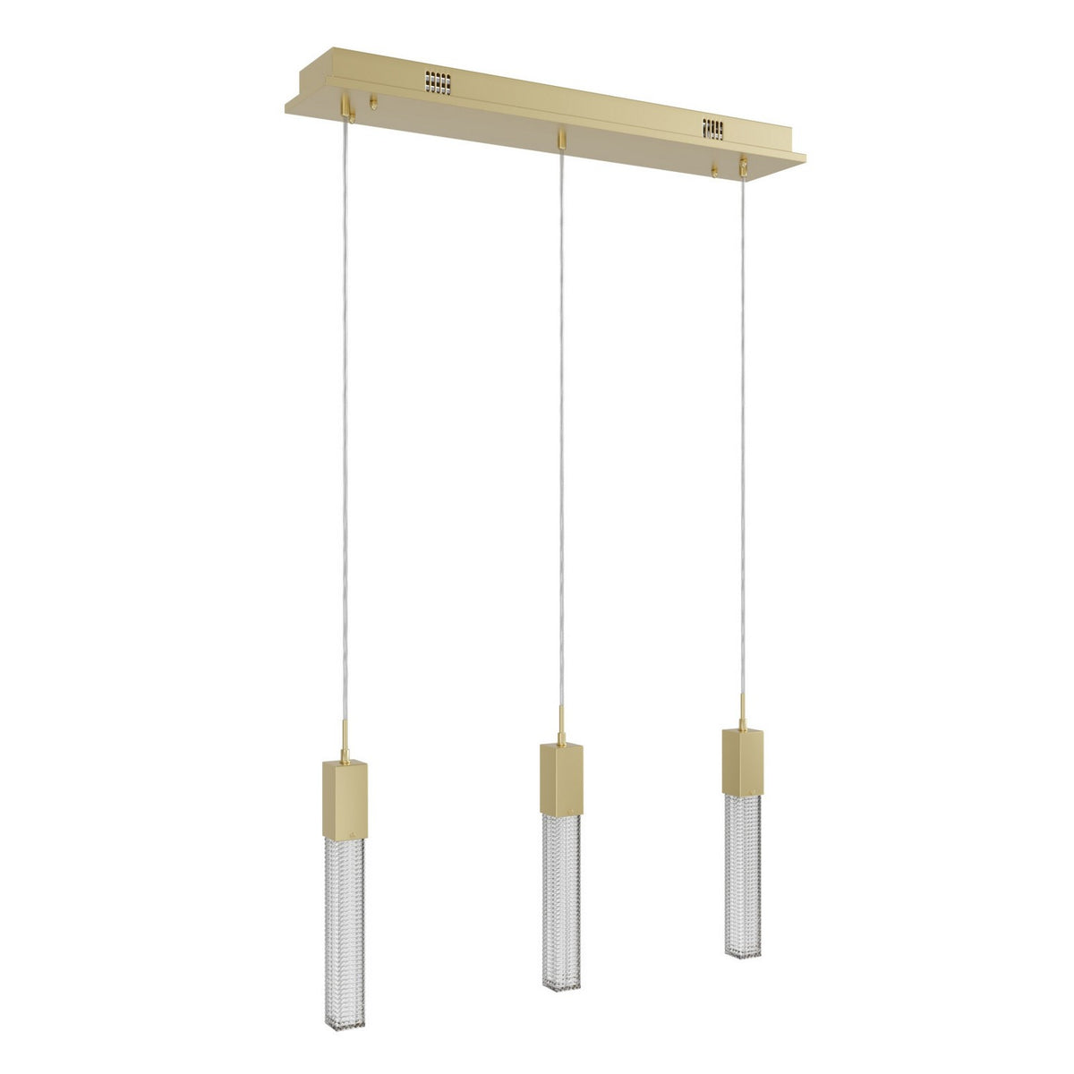 Avenue Lighting - HF1900-3-BOA-BB - LED Pendant - Boa - Brushed Brass