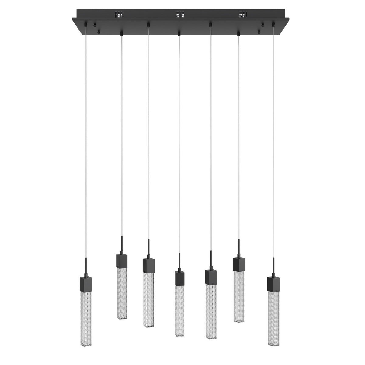 Avenue Lighting - HF1900-7-BOA-BK - LED Pendant - Boa - Black