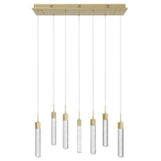 Avenue Lighting - HF1900-7-GL-BB - LED Pendant - The Original Glacier - Brushed Brass