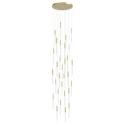 Avenue Lighting - HF2031-SNW-BB - LED Pendant - Main St. - Brushed Brass