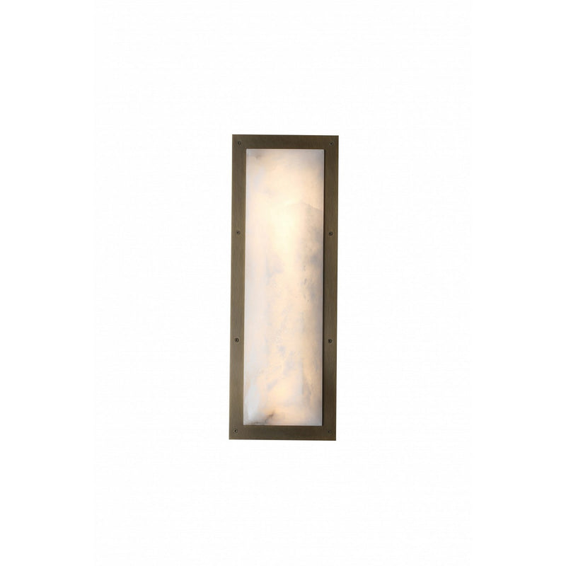 Avenue Lighting - HF2960-AB - One Light Wall Sconce - Sedona - Alabster / Aged Brass