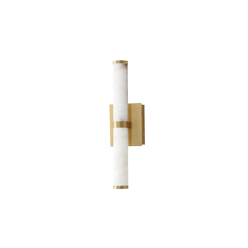ET2 - E11201-WAGLD - LED Bath Vanity - Aragon - White Alabaster / Gold