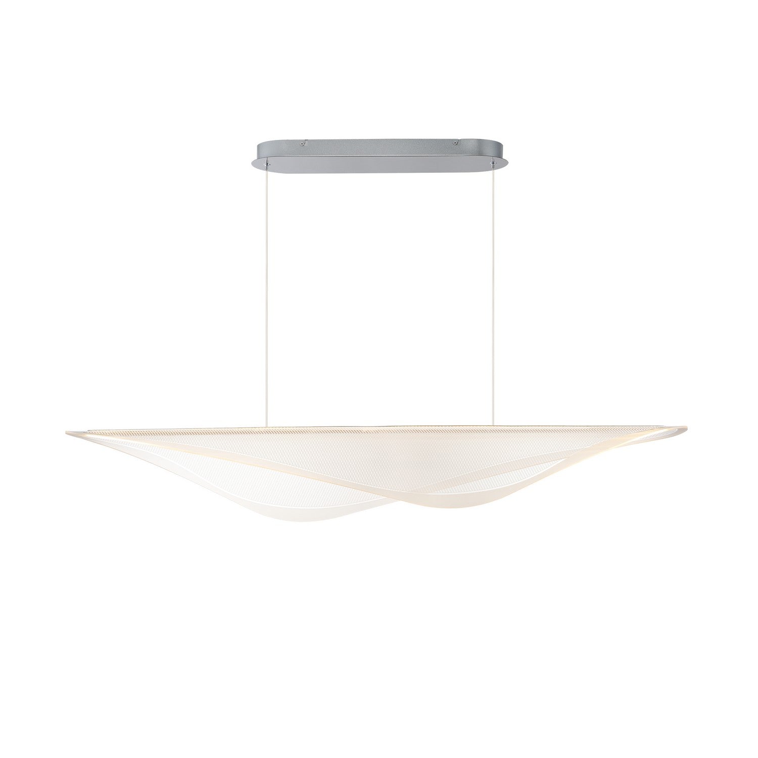 ET2 - E24716-144PC - LED Linear Pendant - Manta - Polished Chrome