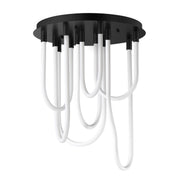 ET2 - E24987-BK - LED Flush Mount - Soleil - Black