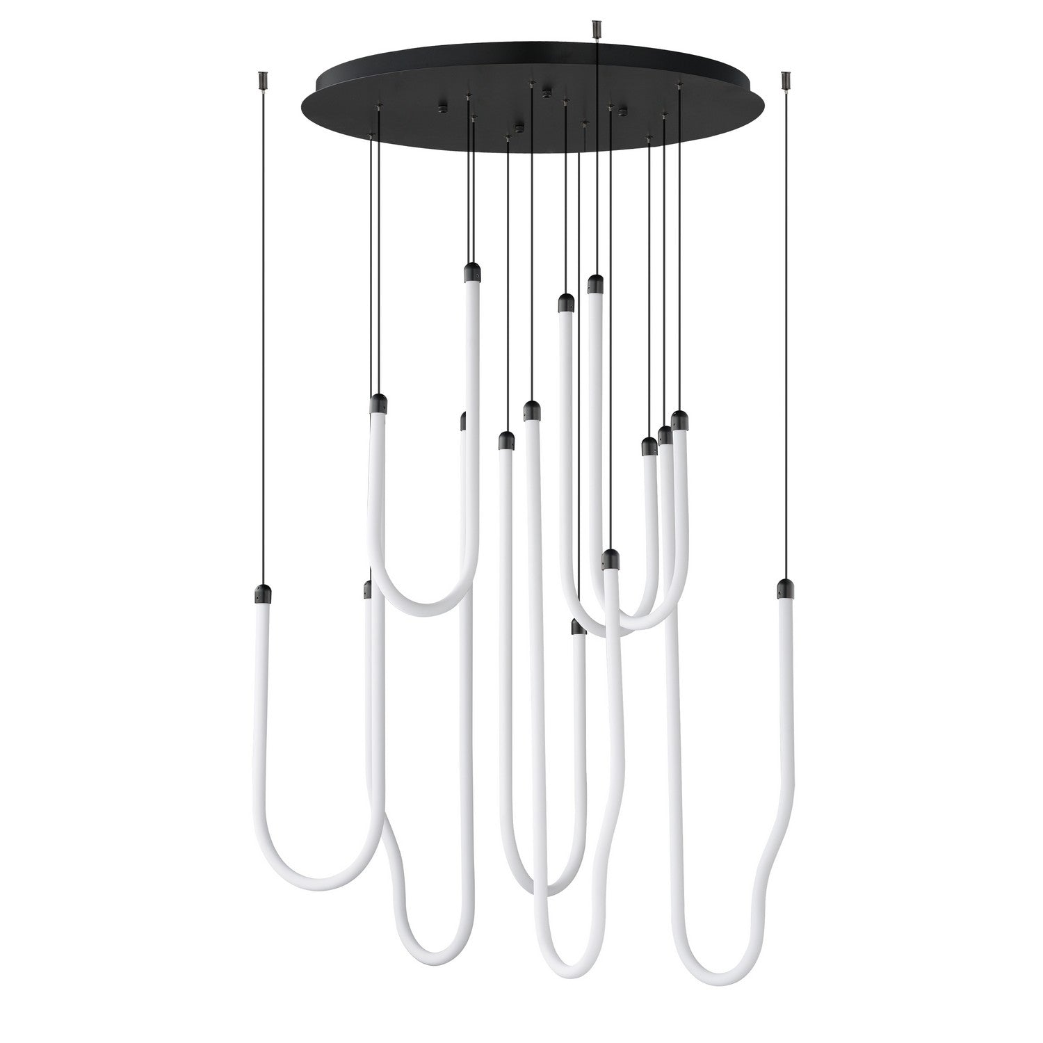 ET2 - E24988-BK - LED Pendant - Soleil - Black