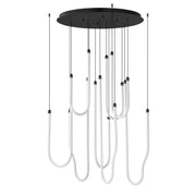 ET2 - E24988-BK - LED Pendant - Soleil - Black