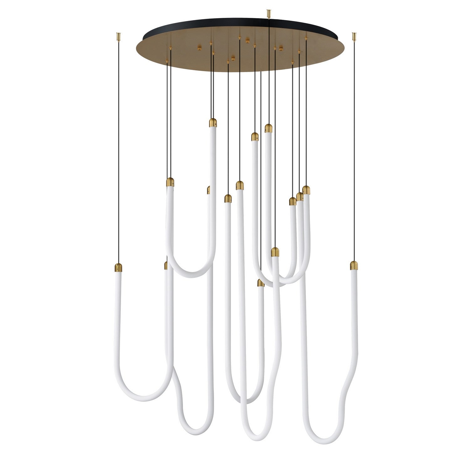 ET2 - E24988-NAB - LED Pendant - Soleil - Natural Aged Brass