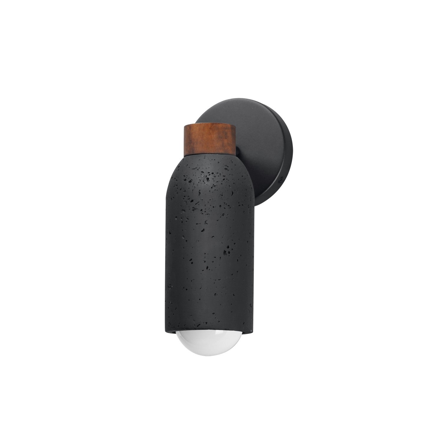 Maxim - 10621LVBK - One Light Wall Sconce - Pompeii - Lava / Black