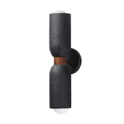 Maxim - 10622LVBK - Two Light Wall Sconce - Pompeii - Lava / Black
