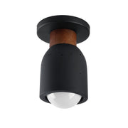 Maxim - 10629LVBK - One Light Flush Mount - Pompeii - Lava / Black