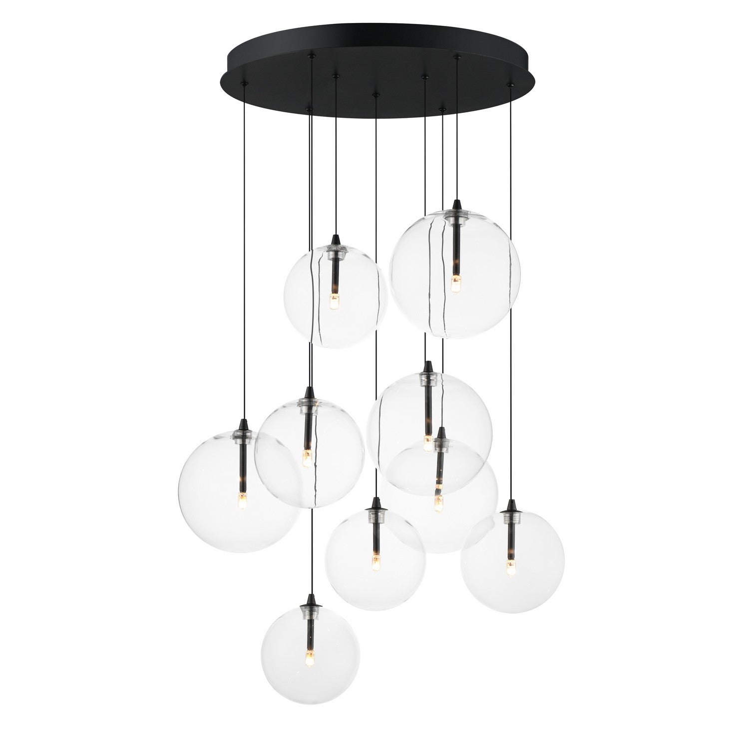 ET2 - E25077-18BK - LED Pendant - Global - Black