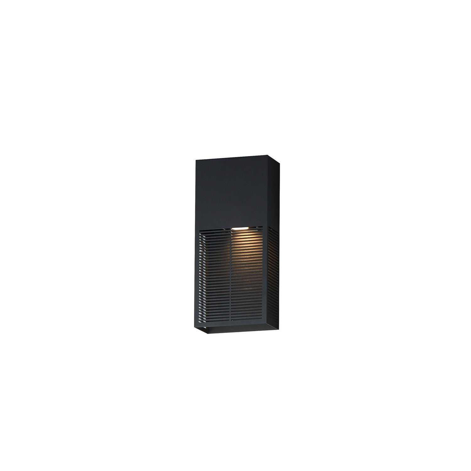 ET2 - E30392-BK - LED Outdoor Wall Sconce - Grate - Black