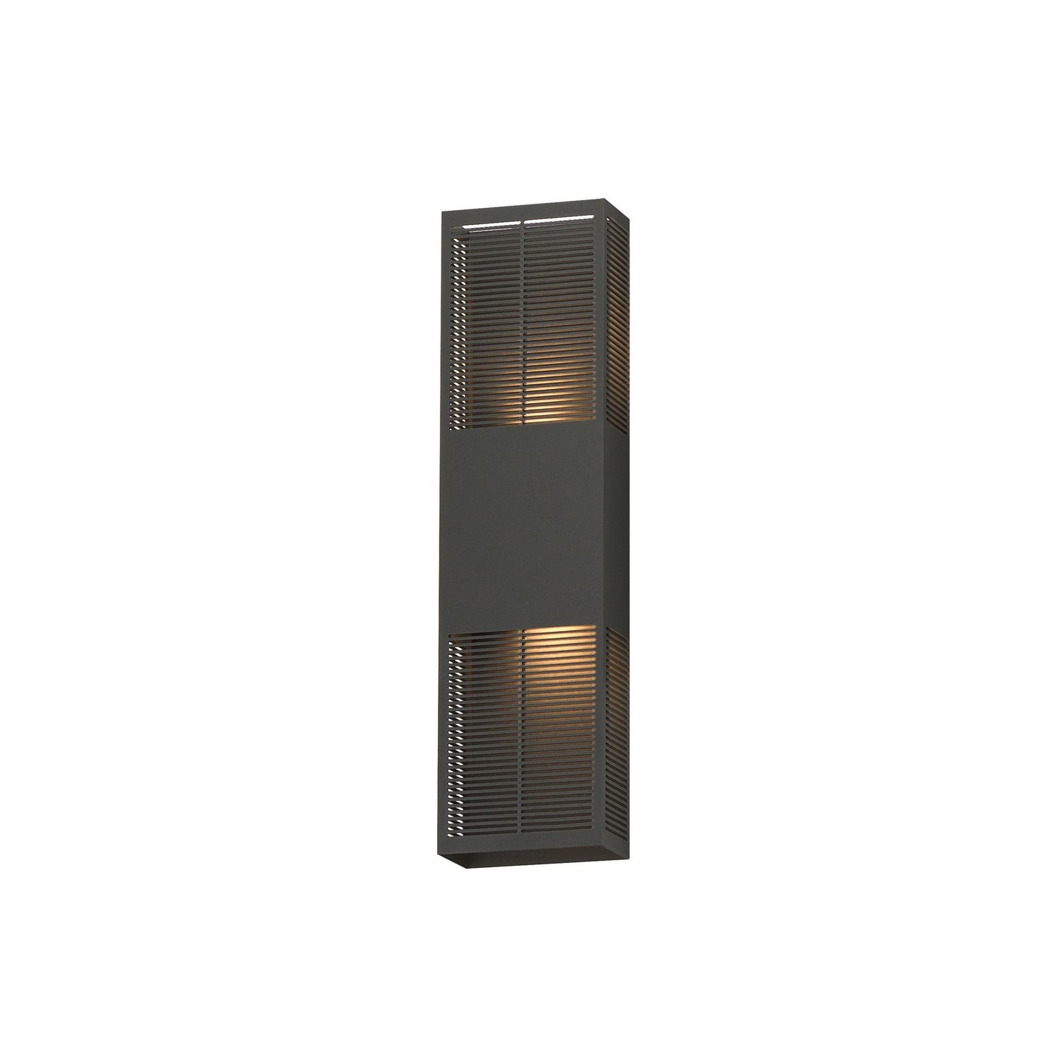 ET2 - E30394-ABZ - LED Outdoor Wall Sconce - Grate - Architectural Bronze