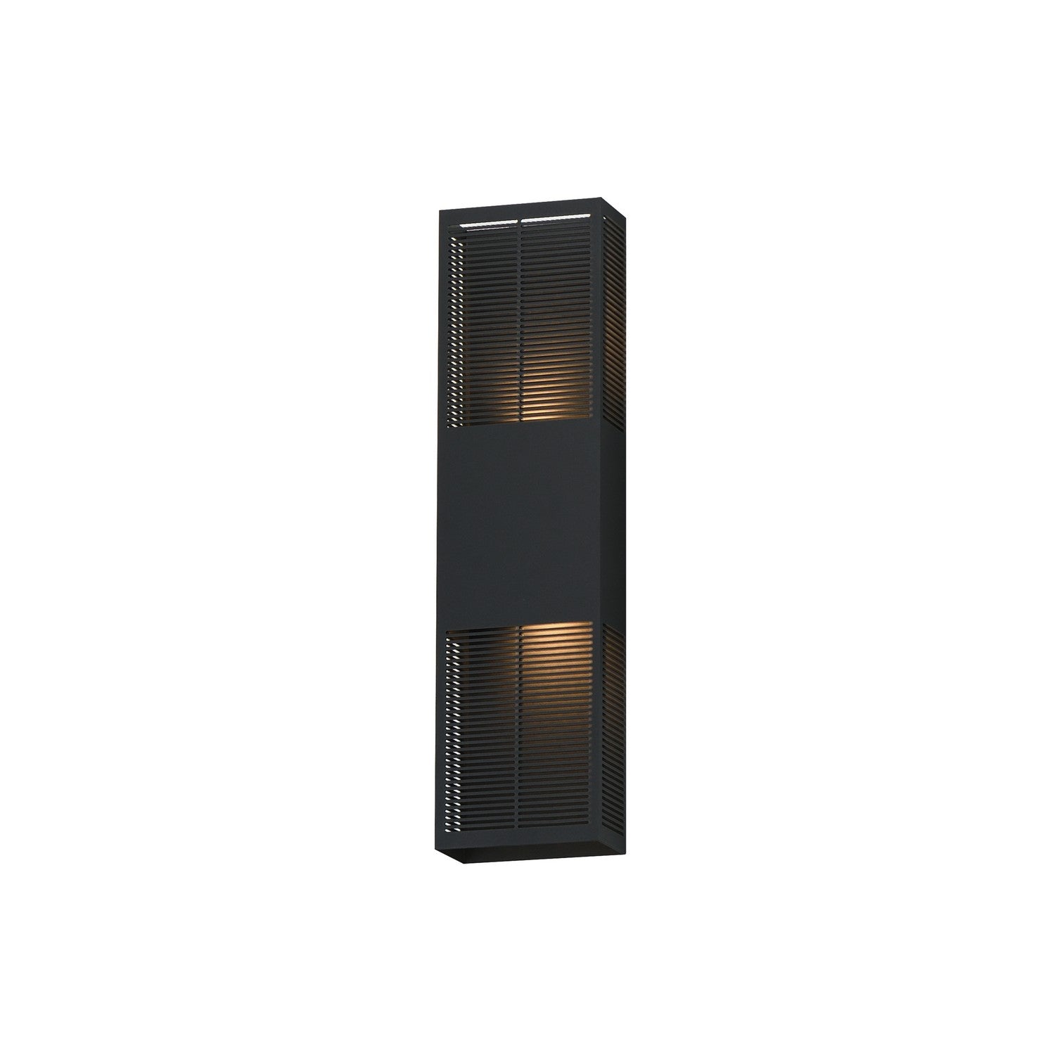 ET2 - E30394-BK - LED Outdoor Wall Sconce - Grate - Black