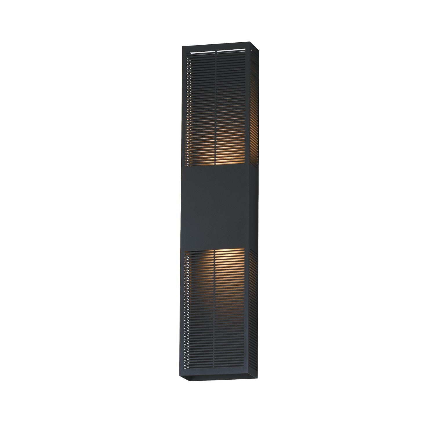 ET2 - E30395-BK - LED Outdoor Wall Sconce - Grate - Black