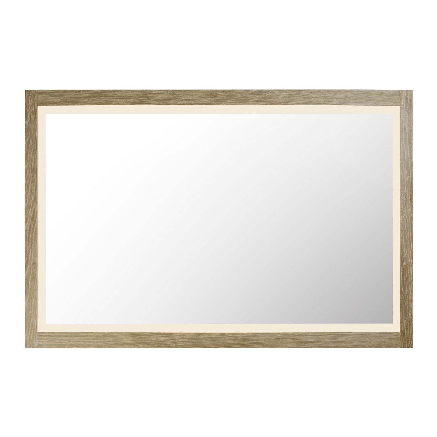 ET2 - E42054-OK - LED Mirror - Sawyer - Oak