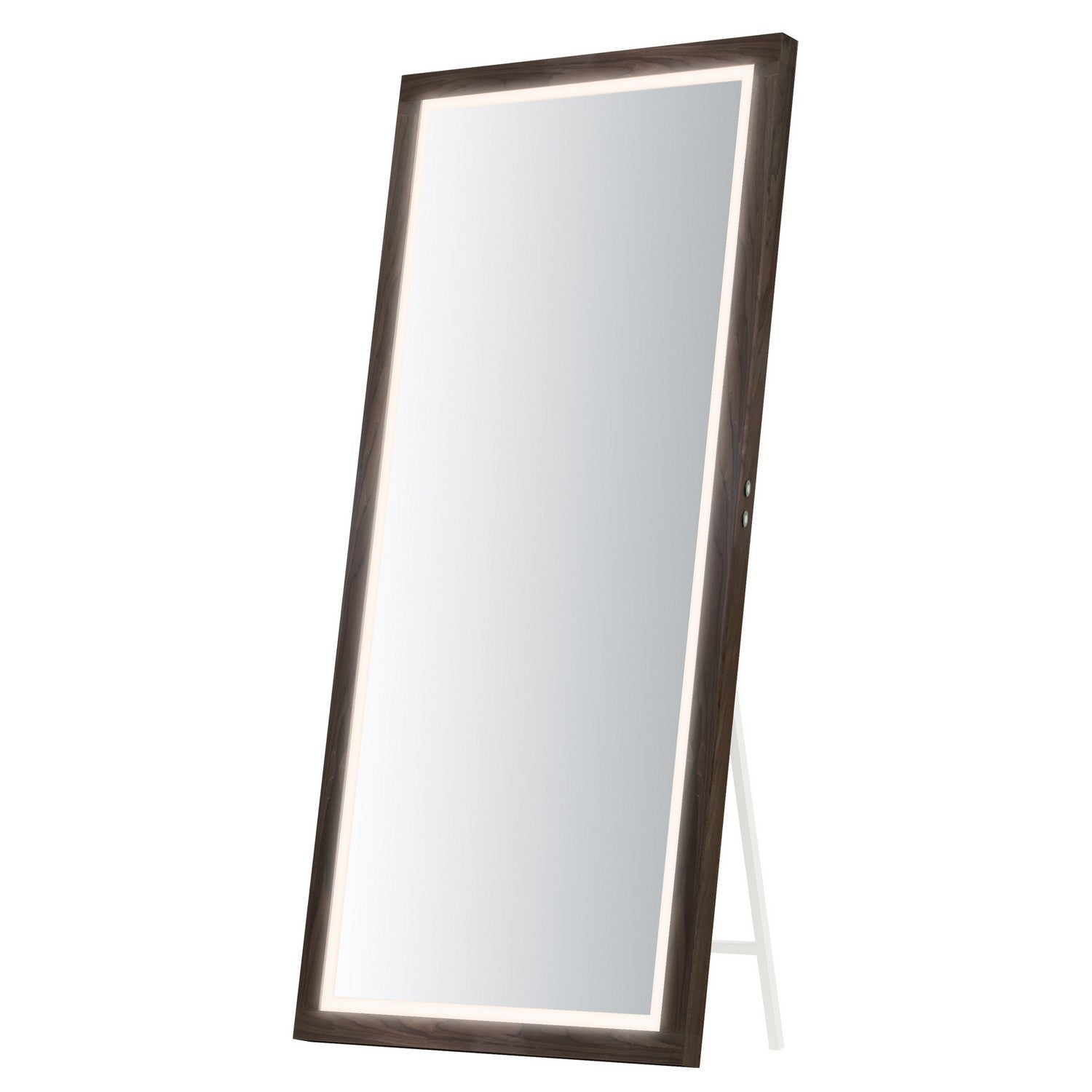 ET2 - E42057-WN - LED Mirror - Sawyer - Walnut