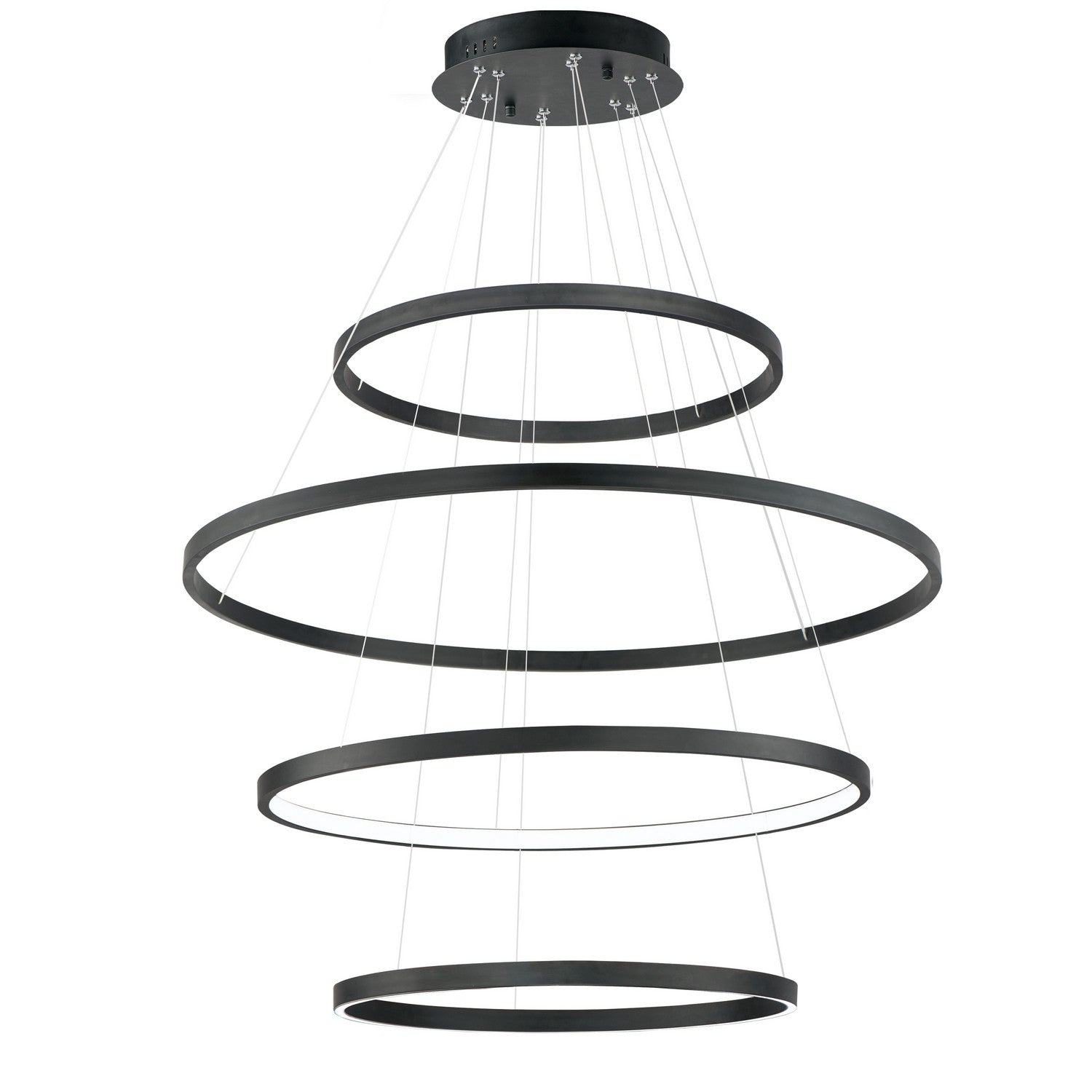 ET2 - E52729-BK - LED Pendant - Groove 5CCT - Black