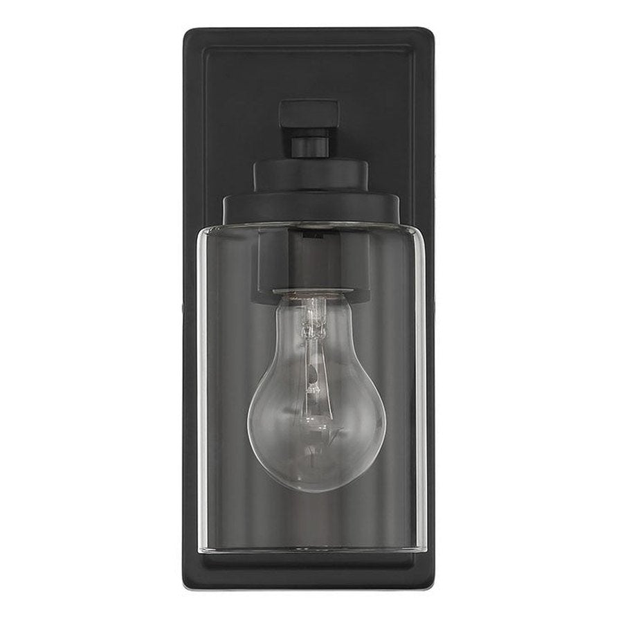 Craftmade - 20404FB1 - One Light Wall Sconce - Clark - Flat Black