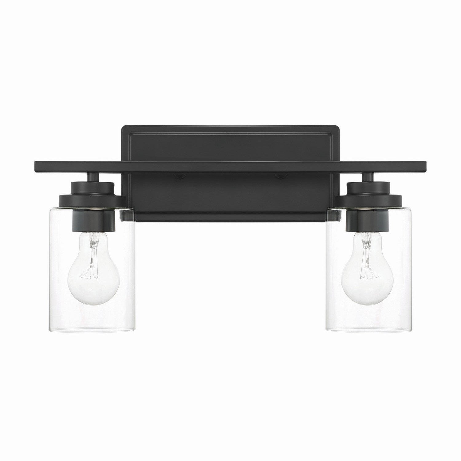 Craftmade - 20417FB2 - Two Light Vanity - Clark - Flat Black