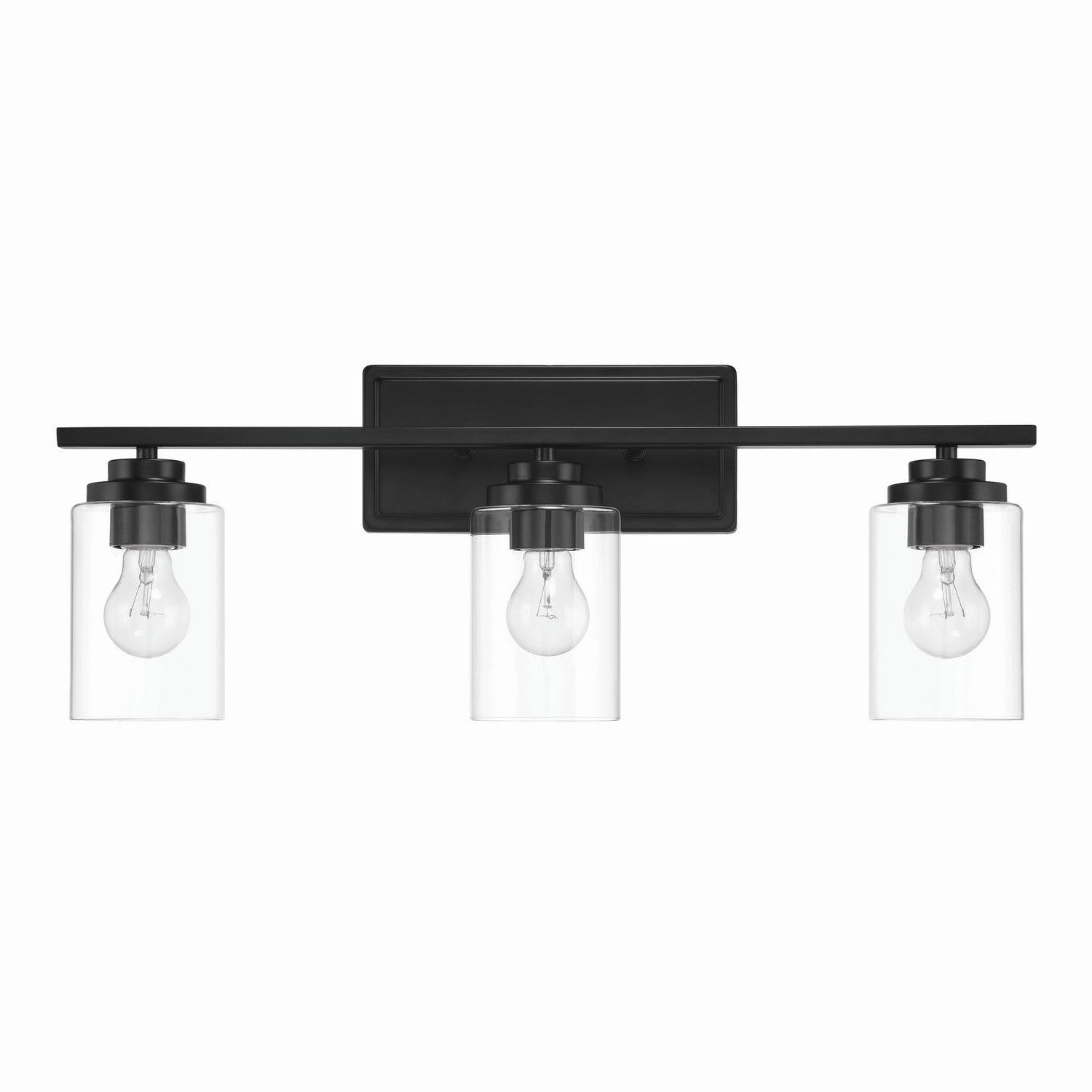 Craftmade - 20425FB3 - Three Light Vanity - Clark - Flat Black