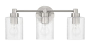 Craftmade - 60203-BNK - Three Light Vanity - Lyndsey - Brushed Polished Nickel