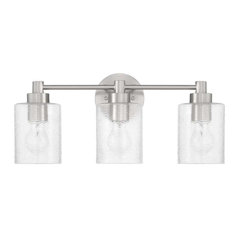 Craftmade - 60203-BNK - Three Light Vanity - Lyndsey - Brushed Polished Nickel