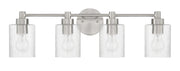 Craftmade - 60204-BNK - Four Light Vanity - Lyndsey - Brushed Polished Nickel