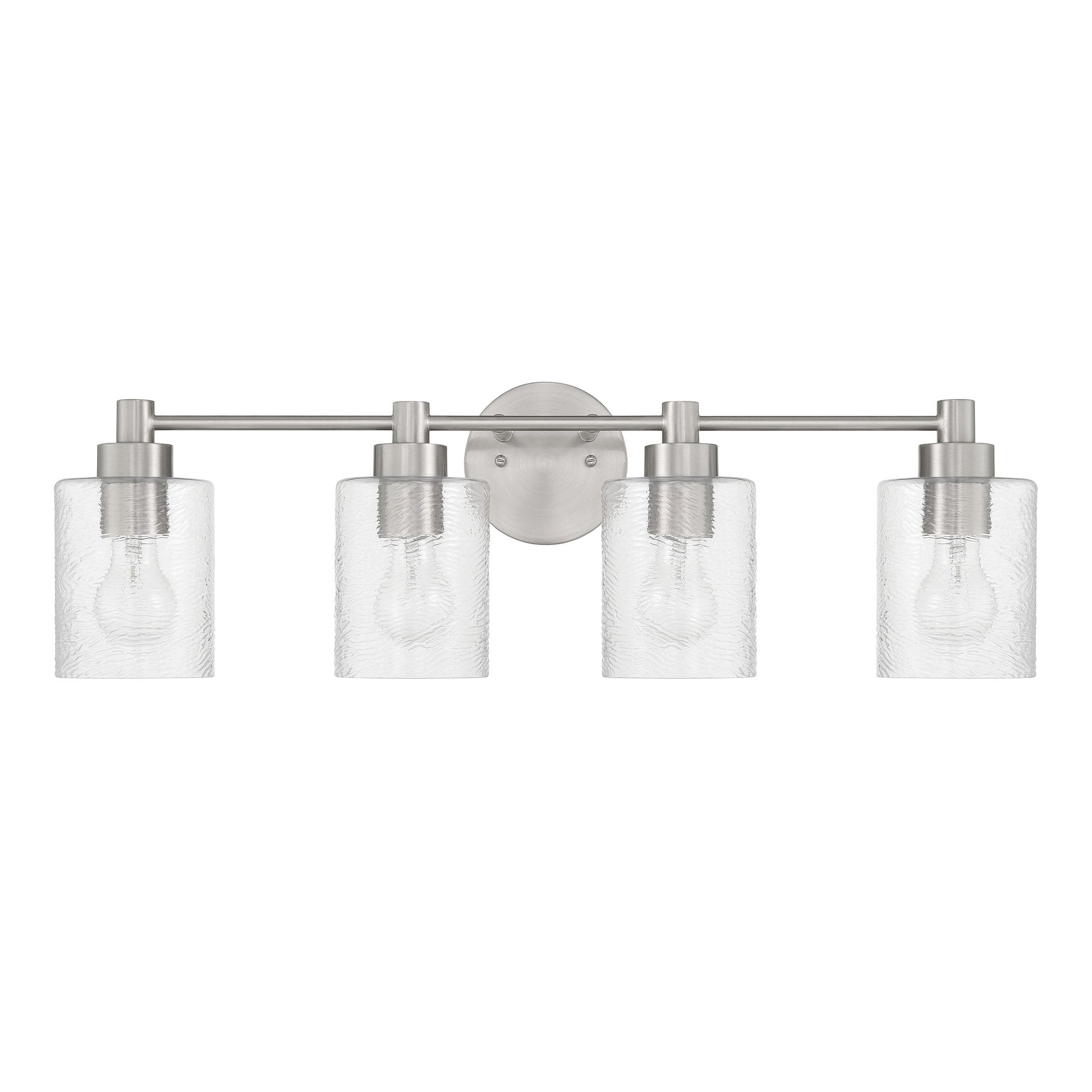 Craftmade - 60204-BNK - Four Light Vanity - Lyndsey - Brushed Polished Nickel