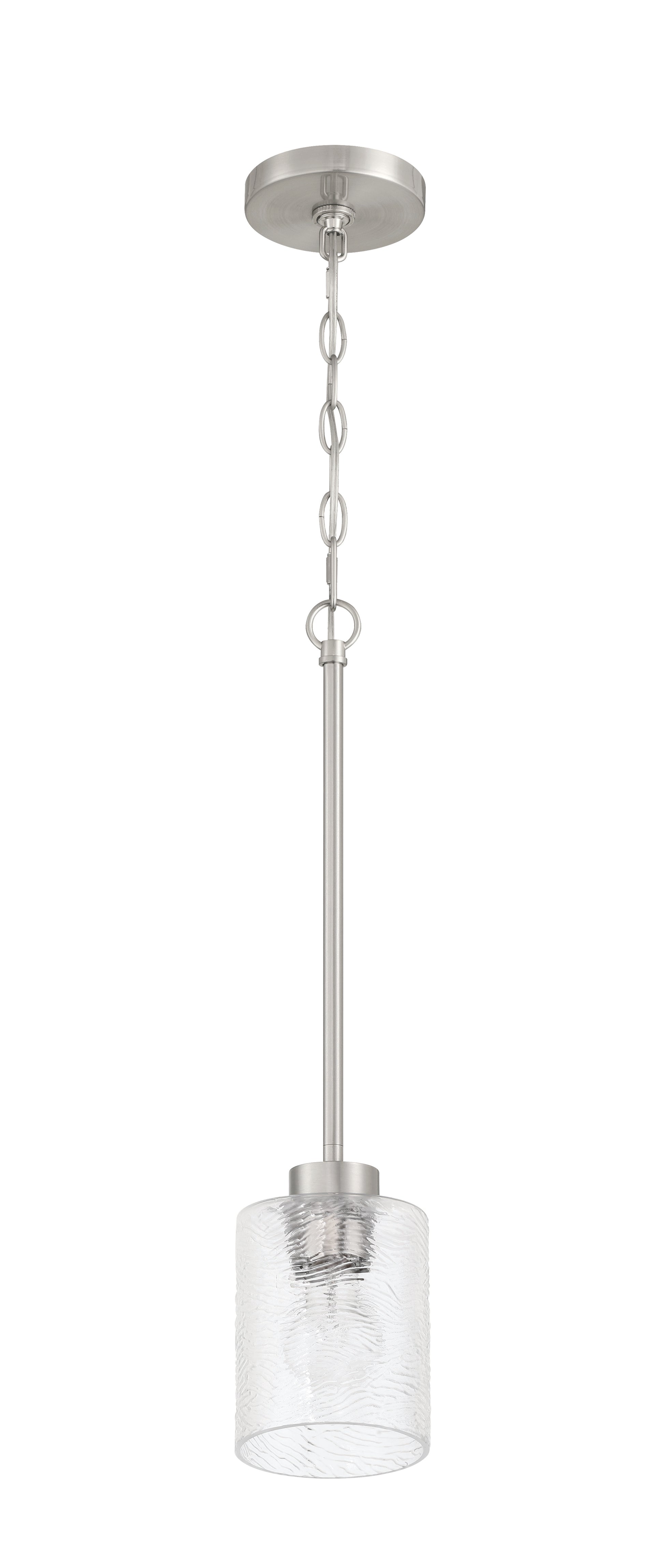 Craftmade - 60291-BNK - One Light Mini Pendant - Lyndsey - Brushed Polished Nickel